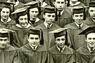 right side of enlarged photo, January, 1933 grads