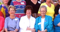 enlarged left side of 50th reunion photo