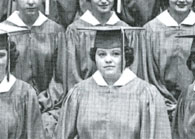 enlarged right section of January grad photo