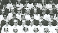 enlarged left side of 1968 graduation photo