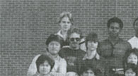 enlarged left side of class photo