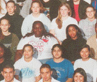 enlarged left side of 2005 class photo