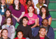 Class of 2011; enlarged right side of photo
