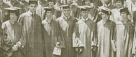 enlarged left side of photo - June, 1925 class