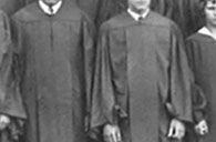 enlarged center section of January, 1928 grad photo