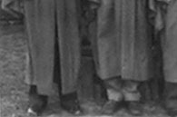 enlarged left side of January, 1928 grad photo