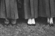 enlarged right side of January, 1928 grad photo