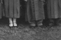 enlarged right side of January, 1928 grad photo