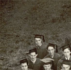 Enlarged photo of left side/Graduating Class of 1937