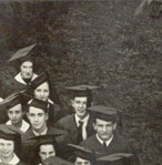 Enlarged photo of right side/Graduating Class of 1937