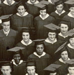 Enlarged photo of right side/Graduating Class of 1937