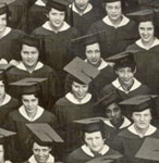 Enlarged photo of right side/Graduating Class of 1937