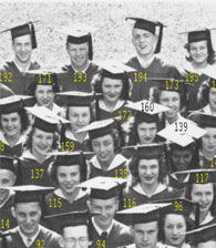 enlarged right side of June grad photo