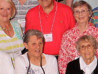 enlarged left side of 60th reunion photo