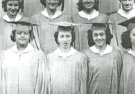 enlarged right side of June grad photo