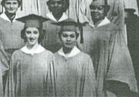 enlarged right side of June grad photo