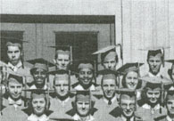 enlarged right side of June grad photo