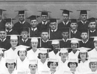 enlarged left section of June grad photo