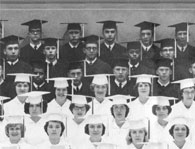 enlarged right section of June grad photo