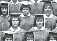 enlarged right section of January grad photo