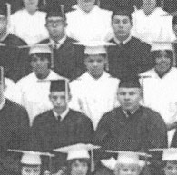 enlarged far left side of June grad photo