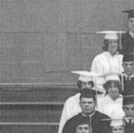 enlarged far left side of June grad photo