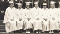 enlarged left side of grad photo