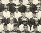 enlarged right side of graduation photo