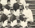 enlarged right side of graduation photo