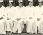 enlarged right side of graduation photo