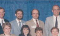 Enlarged left side of 20th reunion photo; 1988