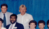 Enlarged right side of 20th reunion photo; 1988