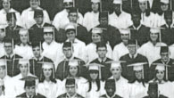 enlarged left side of 1968 graduation photo