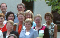 enlarged right side of 35th reunion photo; 2004