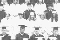 enlarged right side of class graduation photo