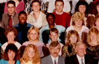 enlarged left side of class photo