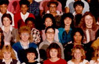 enlarged right side of class photo