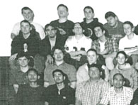 enlarged left side of class photo