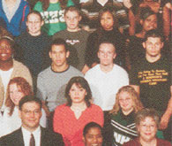 enlarged left side of 2005 class photo