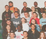 enlarged left side of 2005 class photo