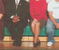 enlarged right side of 2005 class photo