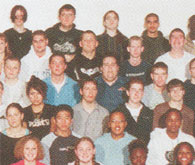 enlarged right side of 2005 class photo