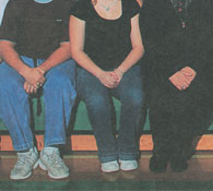 enlarged left side of class photo