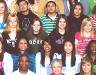 enlarged right side of 2009 grad photo