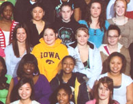 enlarged right side of 2009 grad photo