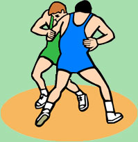 North High wrestling match